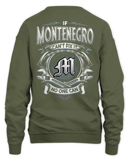 MONTENEGRO AP81-K4-626 - Personalized Ahmed Quote Apparel “If Ahmed Can't Fix It, No One Can” - Unisex Sweatshirt - Military Green