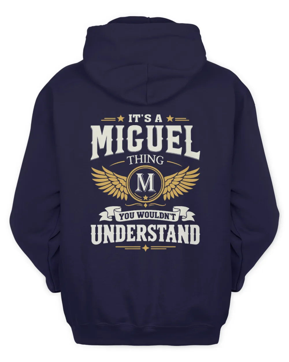 MIGUEL KT06-M008 It’s a [NAME] Thing – You Wouldn’t Understand | Personalized Vintage T-Shirt - Unisex Hoodie - Navy