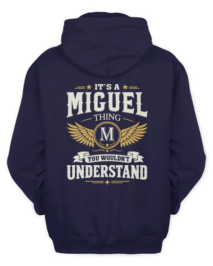 MIGUEL KT06-M008 It’s a [NAME] Thing – You Wouldn’t Understand | Personalized Vintage T-Shirt - Unisex Hoodie - Navy