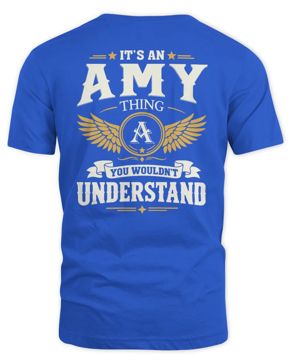 AMY KT06-M008 It’s a [NAME] Thing – You Wouldn’t Understand | Personalized Vintage T-Shirt - Unisex Standard T-Shirt - Royal