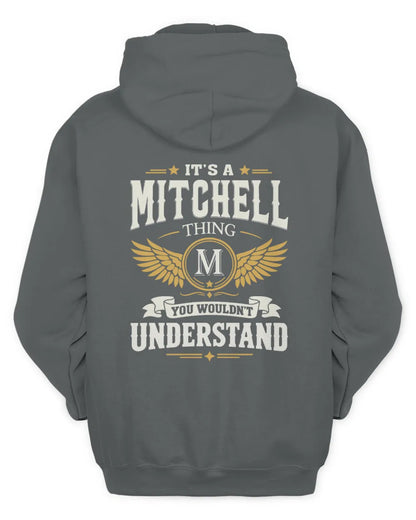 MITCHELL KT06-M008 It’s a [NAME] Thing – You Wouldn’t Understand | Personalized Vintage T-Shirt - Unisex Hoodie - Charcoal