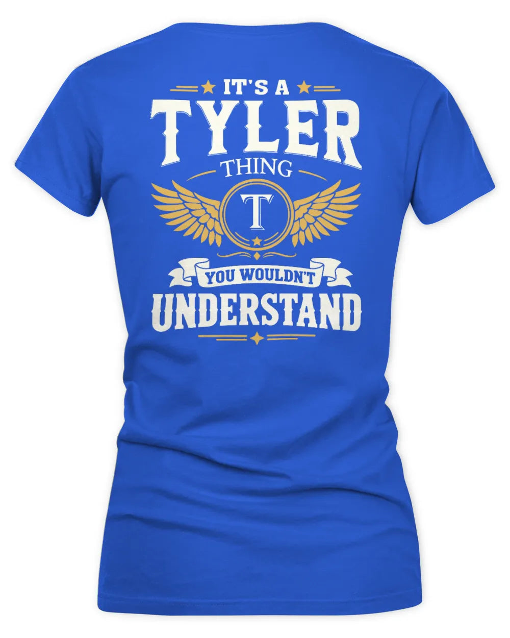 TYLER KT06-M008 It’s a [NAME] Thing – You Wouldn’t Understand | Personalized Vintage T-Shirt - Women's V-Neck T-Shirt - Royal