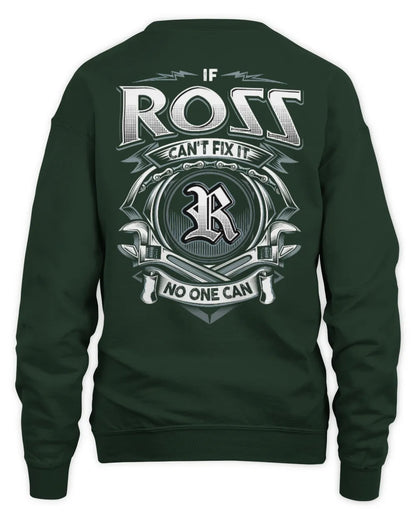 ROSS AP81-K4-626 - Personalized Ahmed Quote Apparel “If Ahmed Can't Fix It, No One Can” - Unisex Sweatshirt - Forest Green
