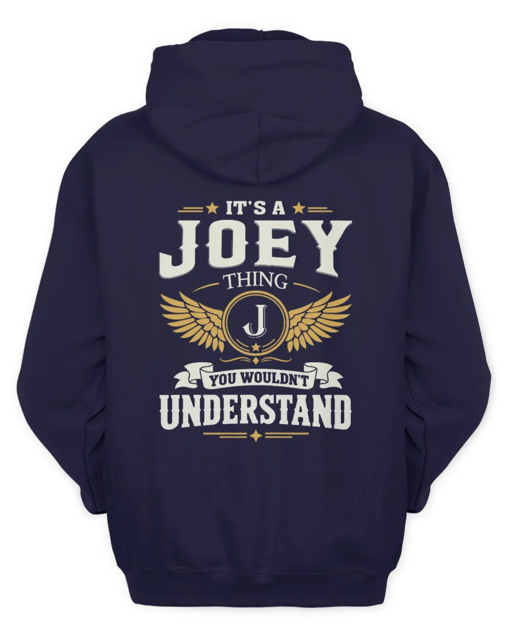 JOEY KT06-M008 It’s a [NAME] Thing – You Wouldn’t Understand | Personalized Vintage T-Shirt - Unisex Hoodie - Navy
