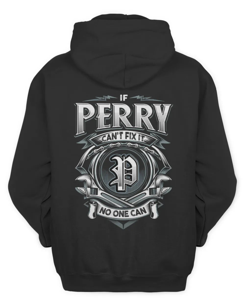 PERRY AP81-K4-626 - Personalized Ahmed Quote Apparel “If Ahmed Can't Fix It, No One Can” - Unisex Hoodie - Black