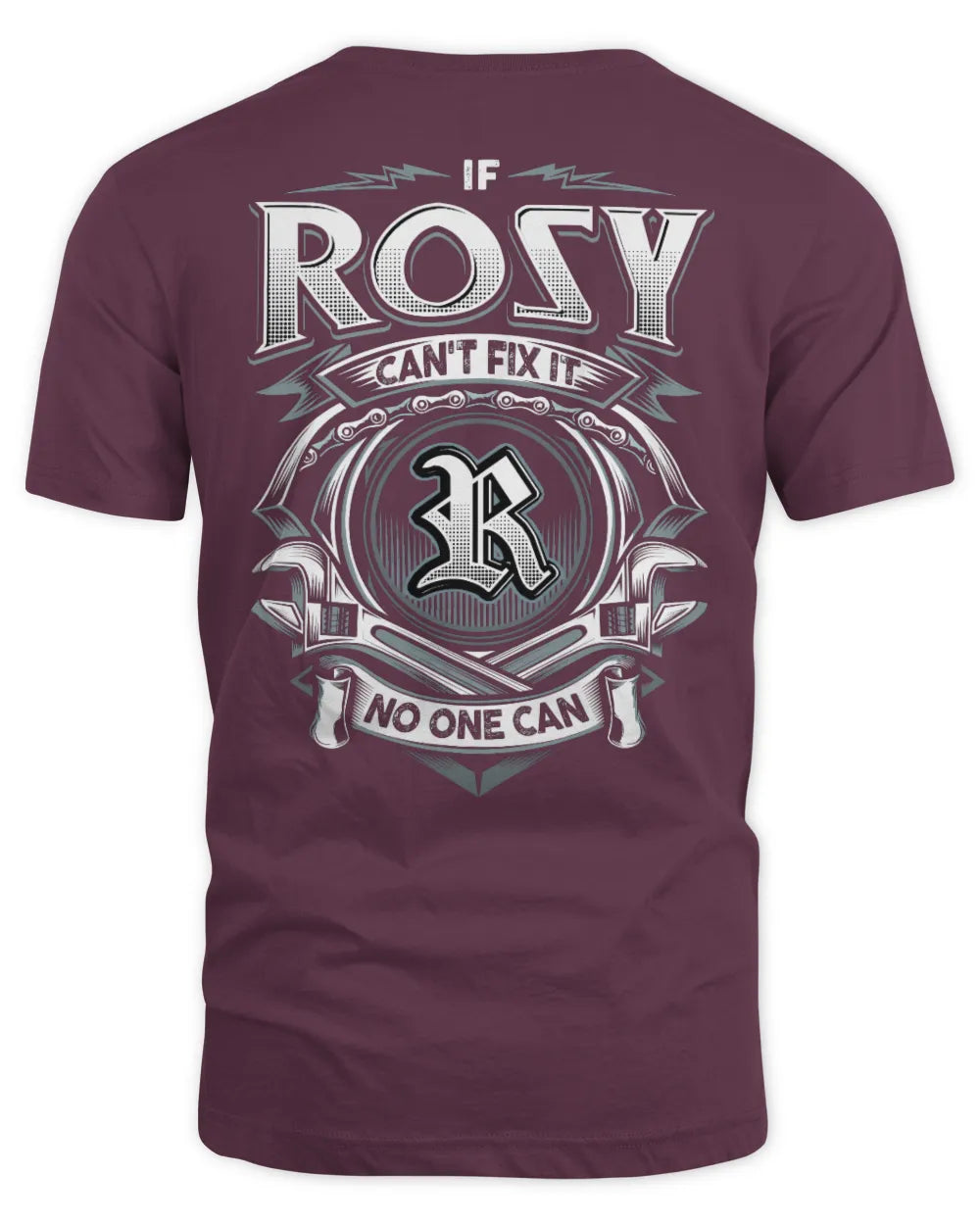 ROSY AP81-K4-626 - Personalized Ahmed Quote Apparel “If Ahmed Can't Fix It, No One Can” - Unisex Standard T-Shirt - Maroon