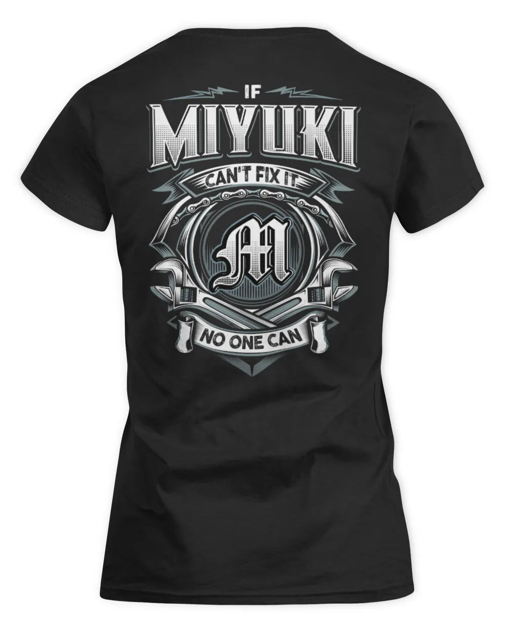 MIYUKI AP81-K4-626 - Personalized Ahmed Quote Apparel “If Ahmed Can't Fix It, No One Can” - Women's Standard T-Shirt - Black