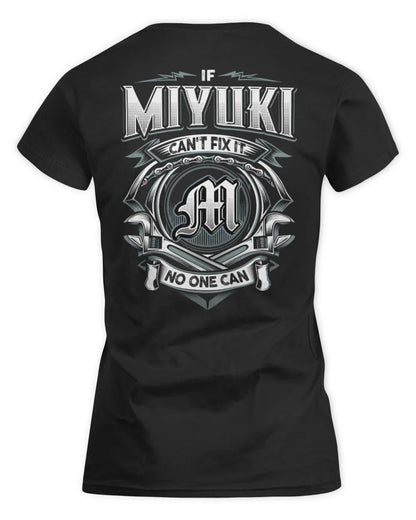 MIYUKI AP81-K4-626 - Personalized Ahmed Quote Apparel “If Ahmed Can't Fix It, No One Can” - Women's Standard T-Shirt - Black