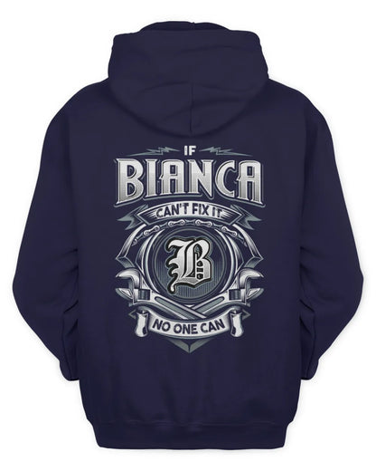 BIANCA AP81-K4-626 - Personalized Ahmed Quote Apparel “If Ahmed Can't Fix It, No One Can” - Unisex Hoodie - Navy