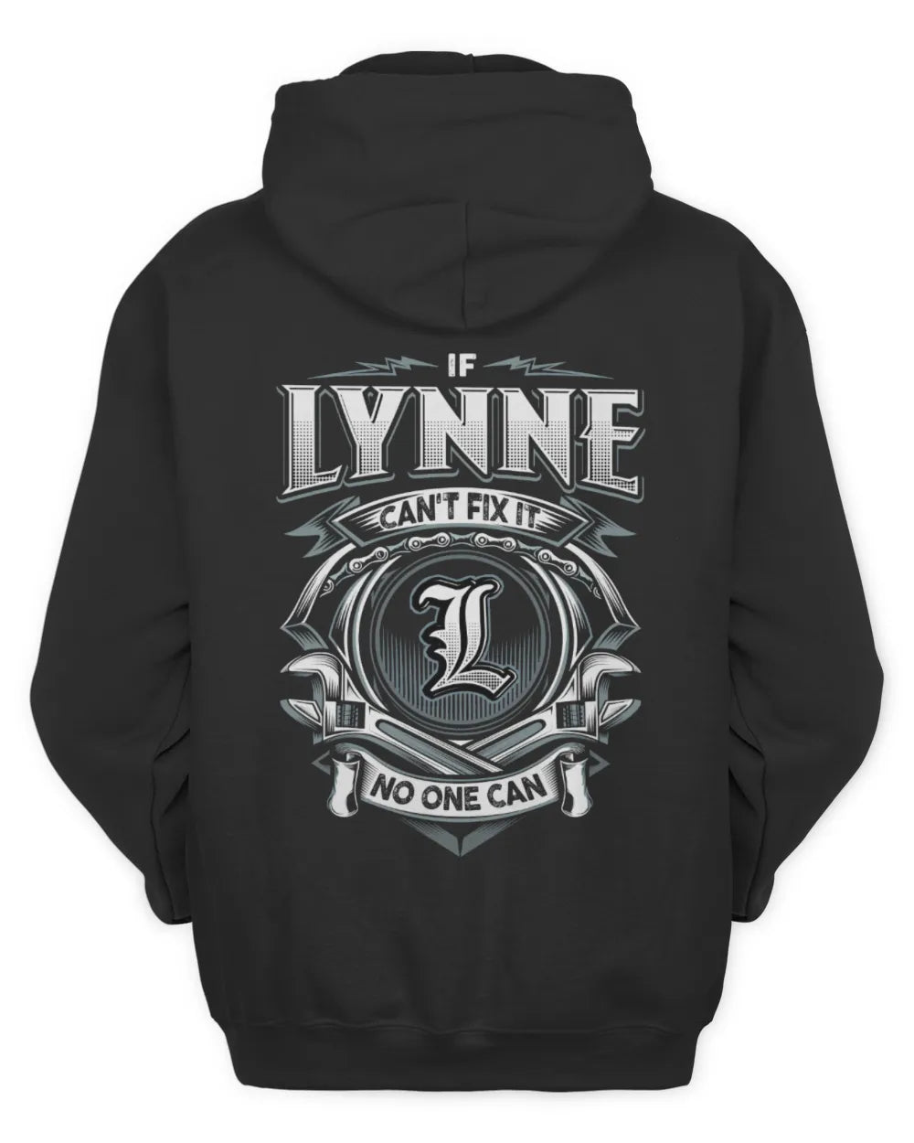 LYNNE AP81-K4-626 - Personalized Ahmed Quote Apparel “If Ahmed Can't Fix It, No One Can” - Unisex Hoodie - Black