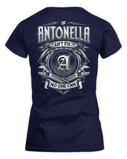 ANTONELLA AP81-K4-626 - Personalized Ahmed Quote Apparel “If Ahmed Can't Fix It, No One Can” - Women's Standard T-Shirt - Navy