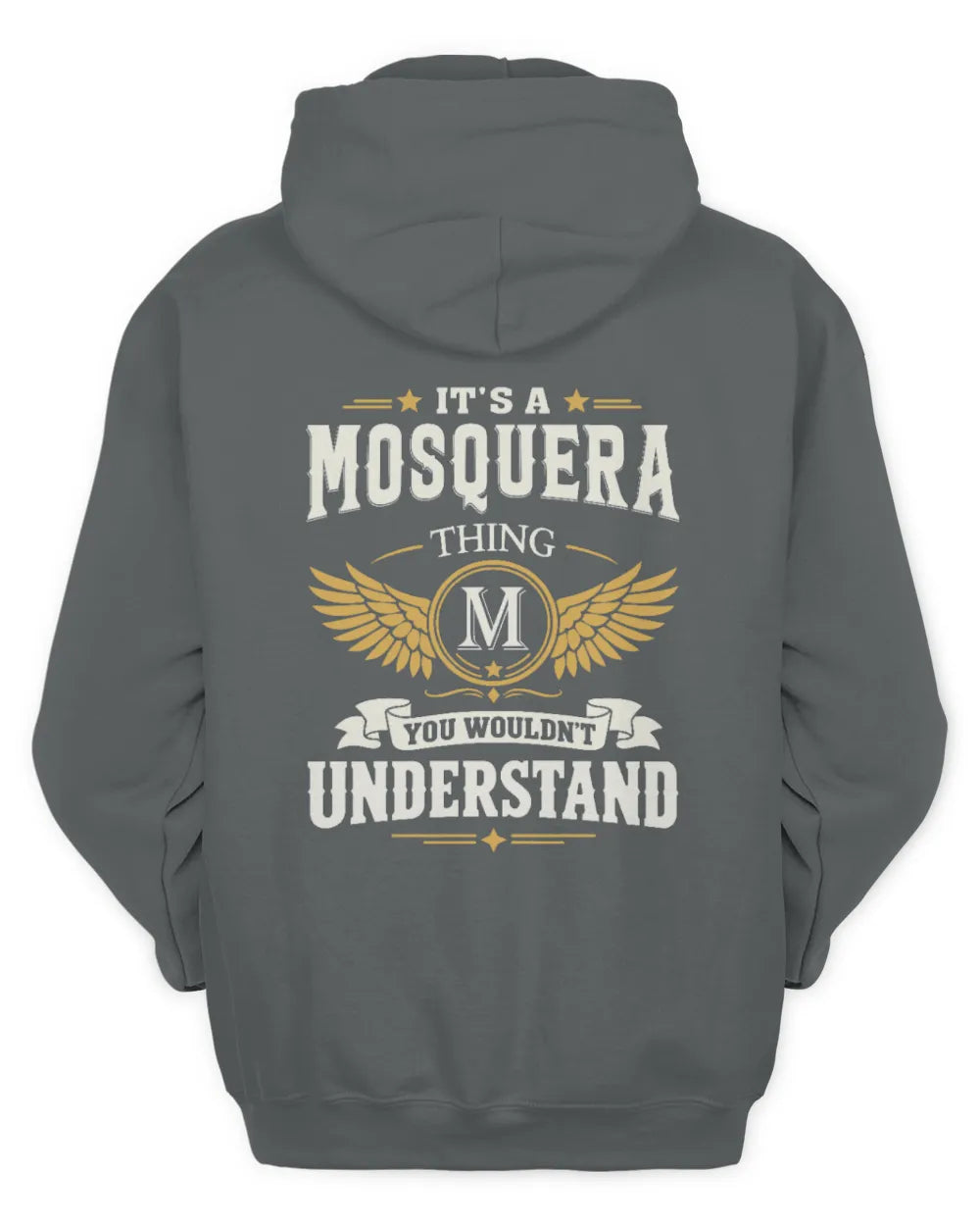 MOSQUERA KT06-M008 It’s a [NAME] Thing – You Wouldn’t Understand | Personalized Vintage T-Shirt - Unisex Hoodie - Charcoal