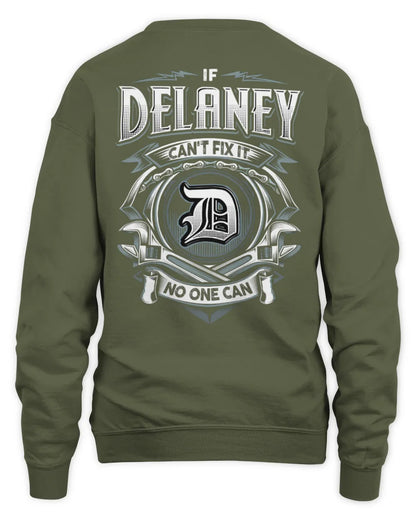 DELANEY AP81-K4-626 - Personalized Ahmed Quote Apparel “If Ahmed Can't Fix It, No One Can” - Unisex Sweatshirt - Military Green