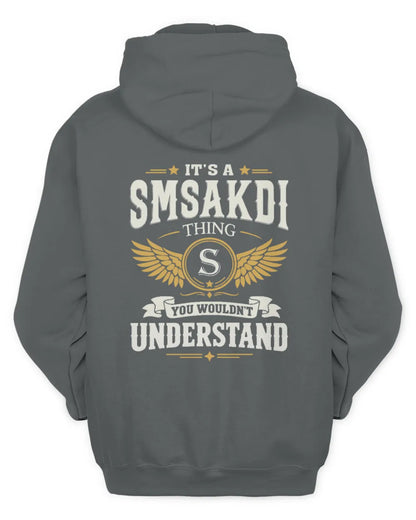 SMSAKDI KT06-M008 It’s a [NAME] Thing – You Wouldn’t Understand | Personalized Vintage T-Shirt - Unisex Hoodie - Charcoal