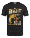 BENEDICT TP22-K4-228 - Personalized Handyman T-Shirt “If AARON Can’t Fix It, We’re All Screwed”