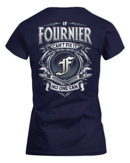 FOURNIER AP81-K4-626 - Personalized Ahmed Quote Apparel “If Ahmed Can't Fix It, No One Can” - Women's Standard T-Shirt - Navy