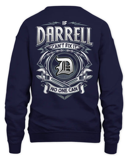 DARRELL AP81-K4-626 - Personalized Ahmed Quote Apparel “If Ahmed Can't Fix It, No One Can” - Unisex Sweatshirt - Navy