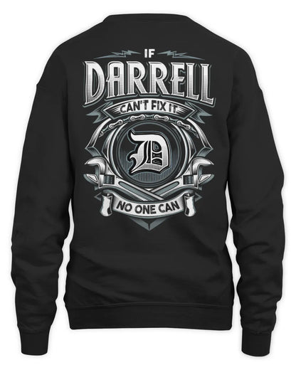 DARRELL AP81-K4-626 - Personalized Ahmed Quote Apparel “If Ahmed Can't Fix It, No One Can” - Unisex Sweatshirt - Black