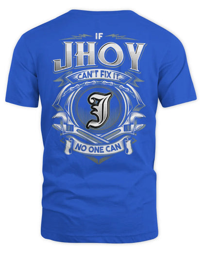 JHOY AP81-K4-626 - Personalized Ahmed Quote Apparel “If Ahmed Can't Fix It, No One Can” - Unisex Standard T-Shirt - Royal