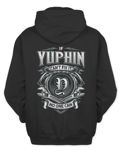 YUPHIN AP81-K4-626 - Personalized Ahmed Quote Apparel “If Ahmed Can't Fix It, No One Can” - Unisex Hoodie - Black
