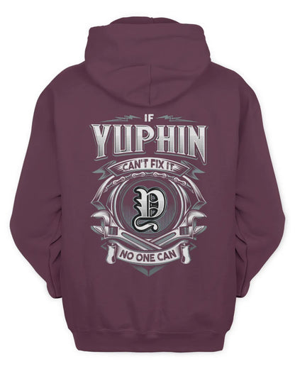 YUPHIN AP81-K4-626 - Personalized Ahmed Quote Apparel “If Ahmed Can't Fix It, No One Can” - Unisex Hoodie - Maroon