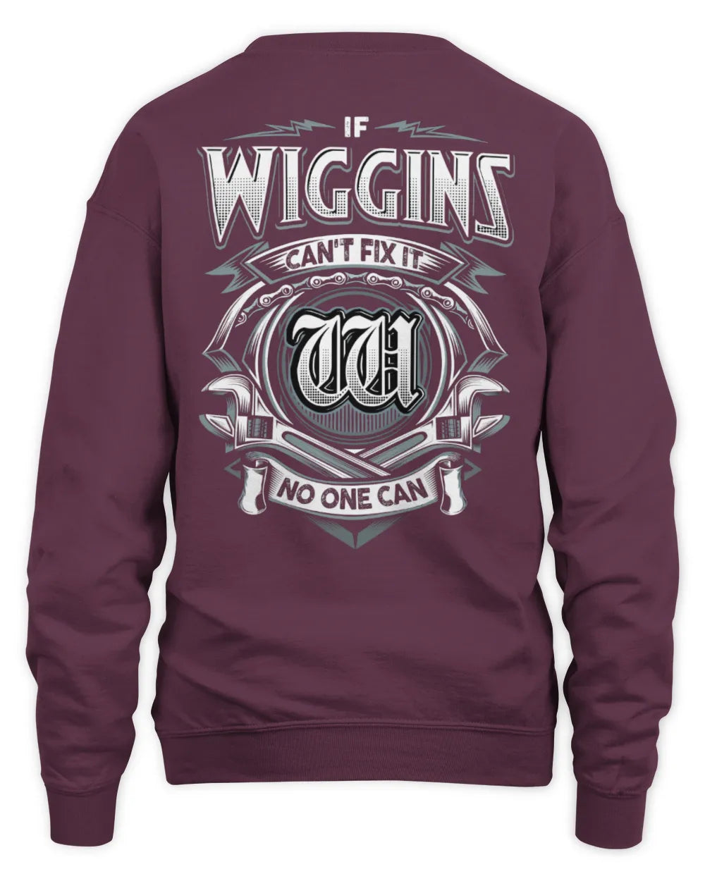 WIGGINS AP81-K4-626 - Personalized Ahmed Quote Apparel “If Ahmed Can't Fix It, No One Can” - Unisex Sweatshirt - Maroon
