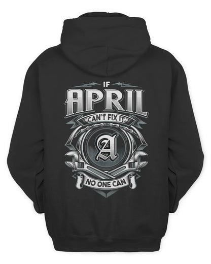 APRIL AP81-K4-626 - Personalized Ahmed Quote Apparel “If Ahmed Can't Fix It, No One Can” - Unisex Hoodie - Black