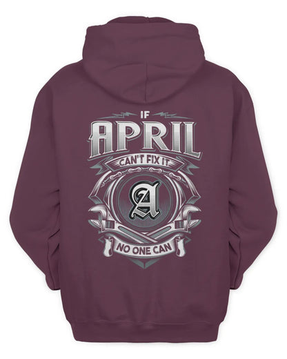 APRIL AP81-K4-626 - Personalized Ahmed Quote Apparel “If Ahmed Can't Fix It, No One Can” - Unisex Hoodie - Maroon