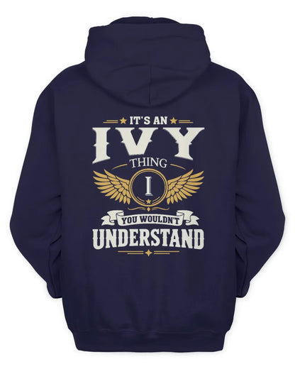 IVY KT06-M008 It’s a [NAME] Thing – You Wouldn’t Understand | Personalized Vintage T-Shirt - Unisex Hoodie - Navy