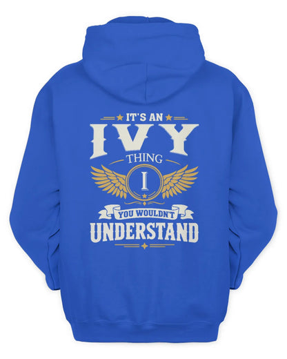 IVY KT06-M008 It’s a [NAME] Thing – You Wouldn’t Understand | Personalized Vintage T-Shirt - Unisex Hoodie - Royal