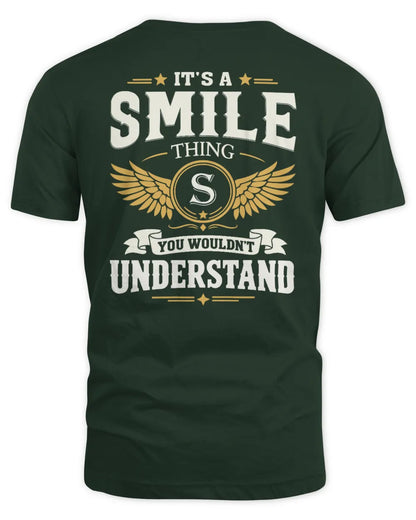 SMILE KT06-M008 It’s a [NAME] Thing – You Wouldn’t Understand | Personalized Vintage T-Shirt - Unisex Standard T-Shirt - Forest Green