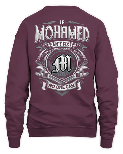 MOHAMED AP81-K4-626 - Personalized Ahmed Quote Apparel “If Ahmed Can't Fix It, No One Can” - Unisex Sweatshirt - Maroon