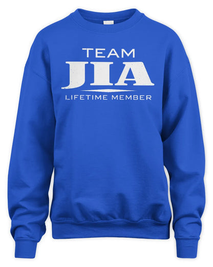 JIA BL62-K4-128 - Personalized “Team NAME Lifetime Member” - Unisex Sweatshirt - Royal