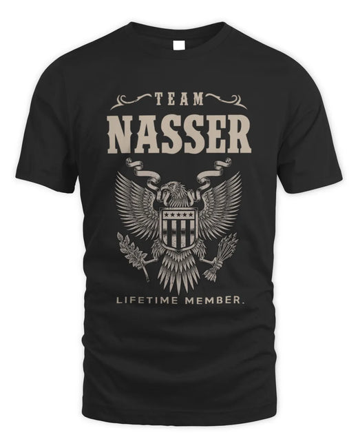 NASSER TP06-K82 – Personalized Classic Style Apparel “Team NAME Lifetime Member”