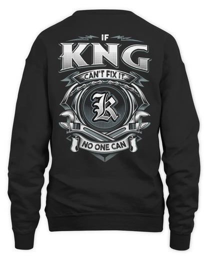 KNG AP81-K4-626 - Personalized Ahmed Quote Apparel “If Ahmed Can't Fix It, No One Can” - Unisex Sweatshirt - Black
