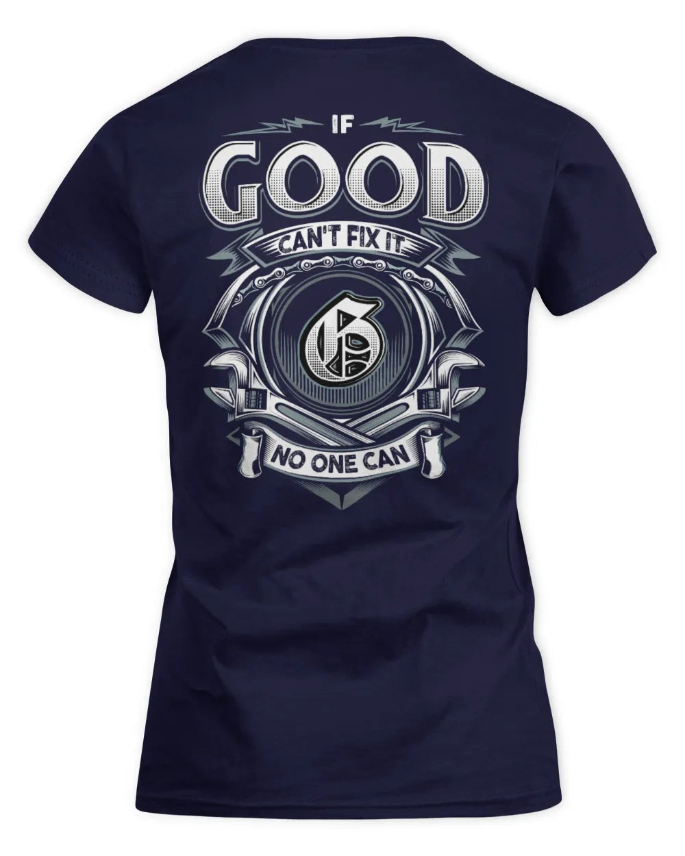 GOOD AP81-K4-626 - Personalized Ahmed Quote Apparel “If Ahmed Can't Fix It, No One Can” - Women's Standard T-Shirt - Navy