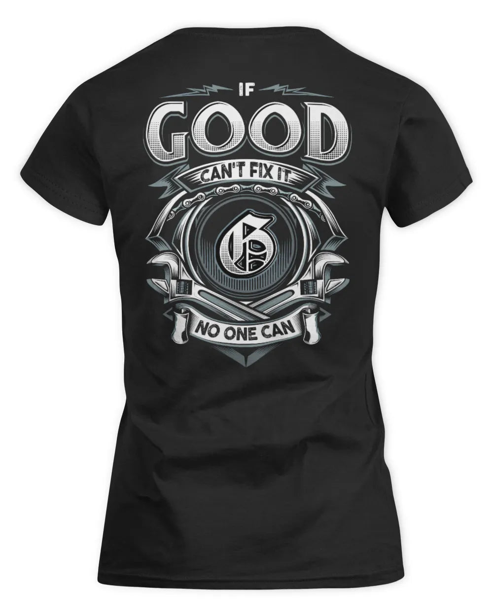 GOOD AP81-K4-626 - Personalized Ahmed Quote Apparel “If Ahmed Can't Fix It, No One Can” - Women's Standard T-Shirt - Black