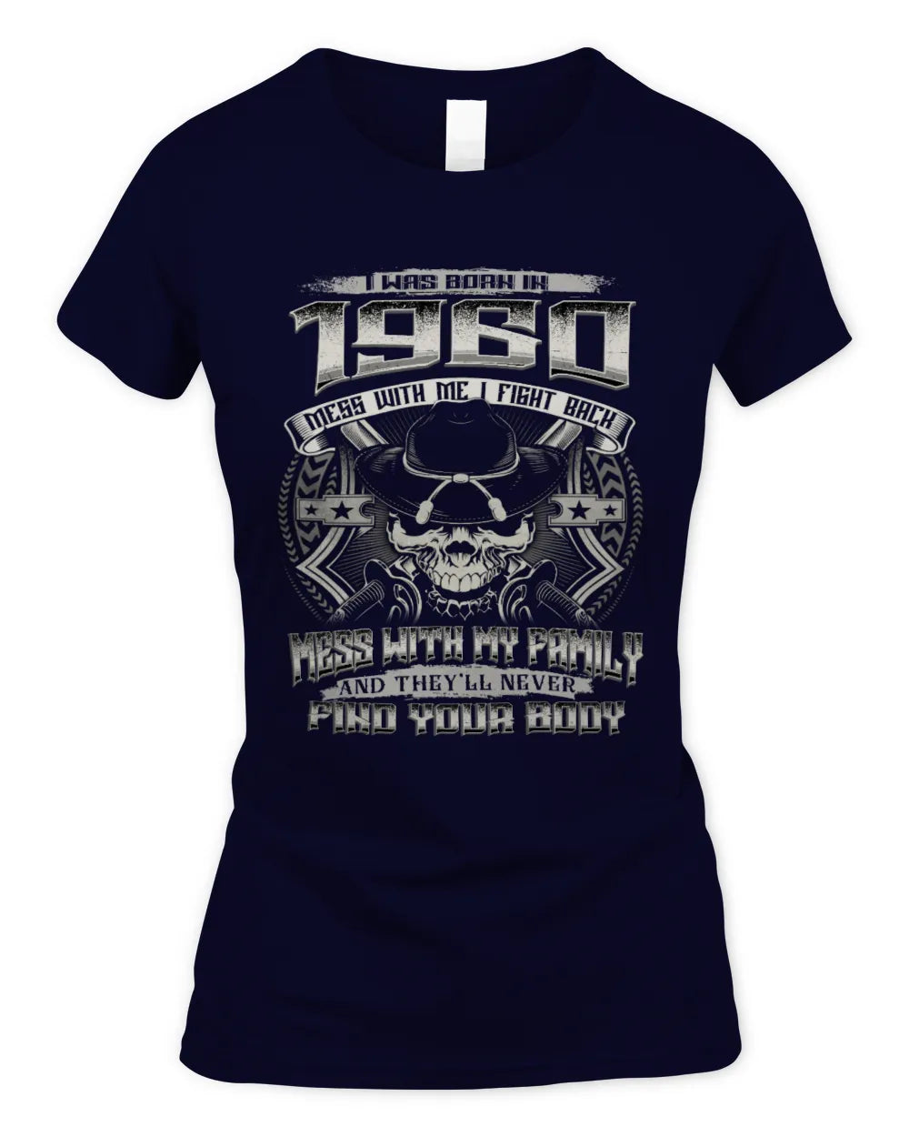 1960 HH89-K2 – Protective Family Quote T-Shirt - Women's Standard T-Shirt - Navy