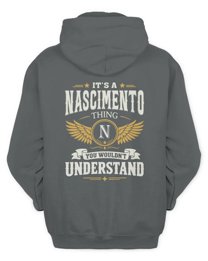 NASCIMENTO KT06-M008 It’s a [NAME] Thing – You Wouldn’t Understand | Personalized Vintage T-Shirt - Unisex Hoodie - Charcoal