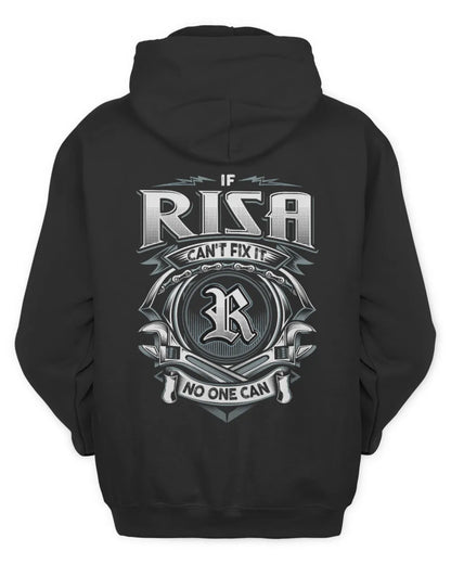 RISA AP81-K4-626 - Personalized Ahmed Quote Apparel “If Ahmed Can't Fix It, No One Can” - Unisex Hoodie - Black