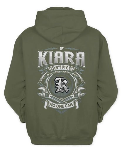 KIARA AP81-K4-626 - Personalized Ahmed Quote Apparel “If Ahmed Can't Fix It, No One Can” - Unisex Hoodie - Military Green