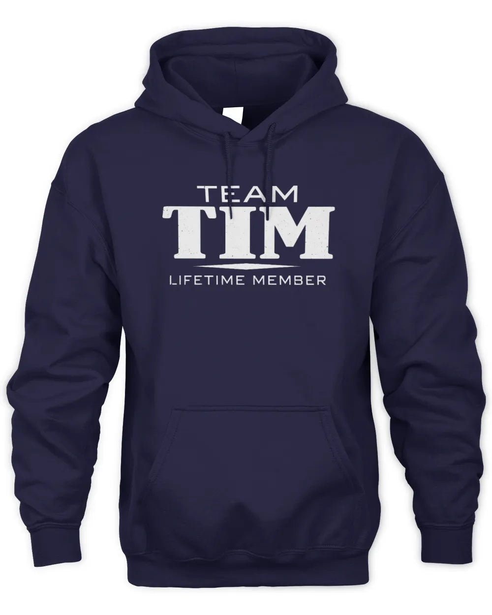TIM BL62-K4-128 - Personalized “Team NAME Lifetime Member” - Unisex Hoodie - Navy