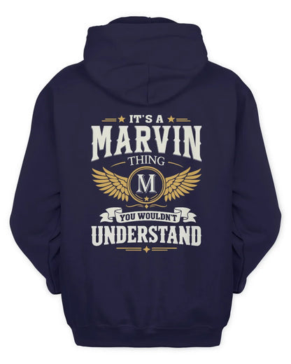 MARVIN KT06-M008 It’s a [NAME] Thing – You Wouldn’t Understand | Personalized Vintage T-Shirt - Unisex Hoodie - Navy