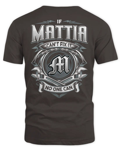 MATTIA AP81-K4-626 - Personalized Ahmed Quote Apparel “If Ahmed Can't Fix It, No One Can” - Unisex Standard T-Shirt - Dark Chocolate