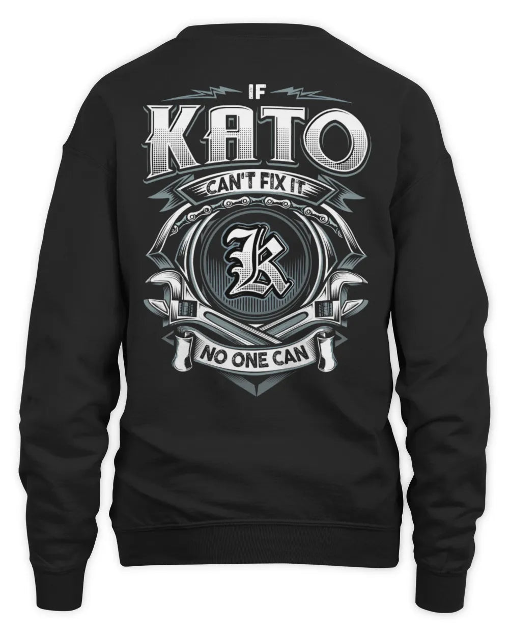 KATO AP81-K4-626 - Personalized Ahmed Quote Apparel “If Ahmed Can't Fix It, No One Can” - Unisex Sweatshirt - Black