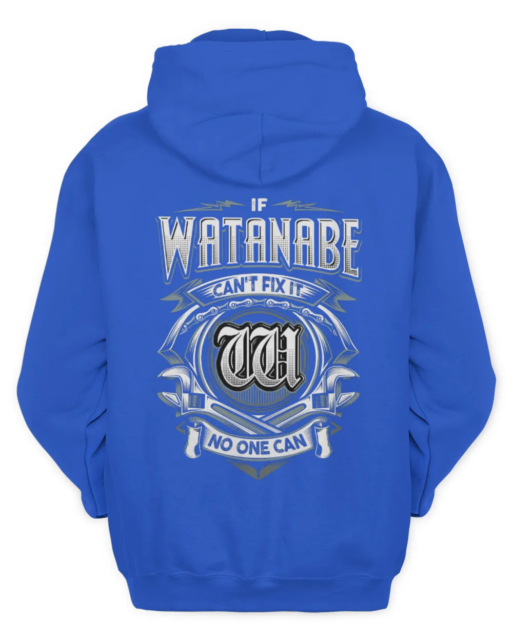 WATANABE AP81-K4-626 - Personalized Ahmed Quote Apparel “If Ahmed Can't Fix It, No One Can” - Unisex Hoodie - Royal