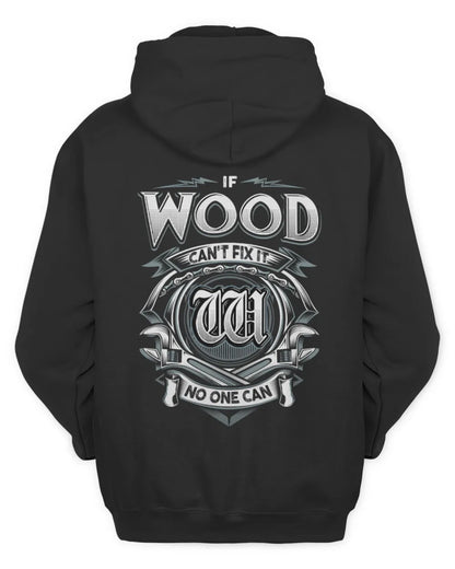 WOOD AP81-K4-626 - Personalized Ahmed Quote Apparel “If Ahmed Can't Fix It, No One Can” - Unisex Hoodie - Black