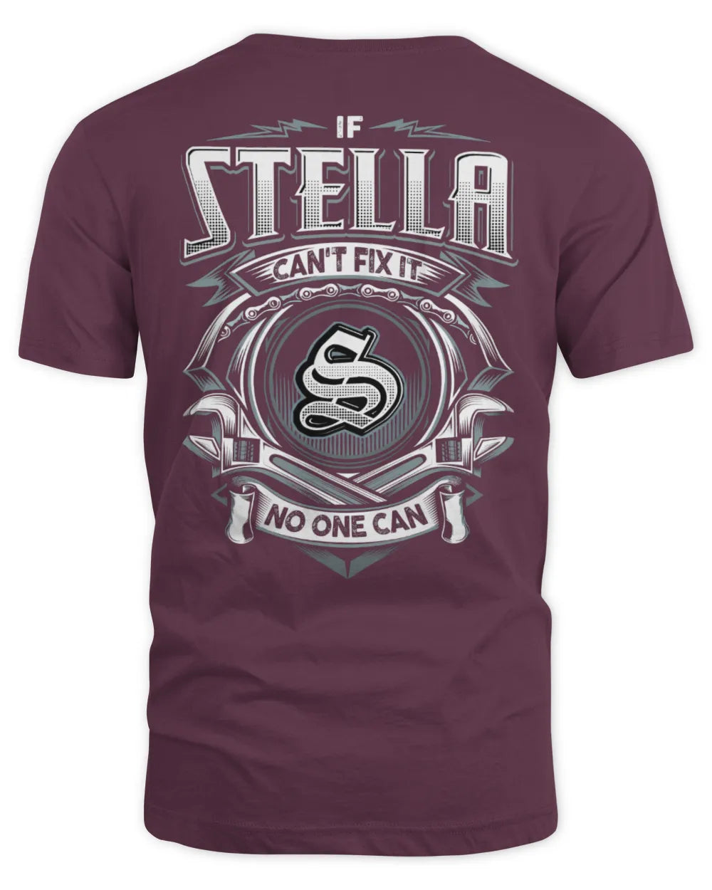 STELLA AP81-K4-626 - Personalized Ahmed Quote Apparel “If Ahmed Can't Fix It, No One Can” - Unisex Standard T-Shirt - Maroon