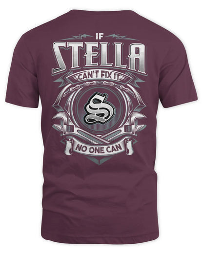 STELLA AP81-K4-626 - Personalized Ahmed Quote Apparel “If Ahmed Can't Fix It, No One Can” - Unisex Standard T-Shirt - Maroon