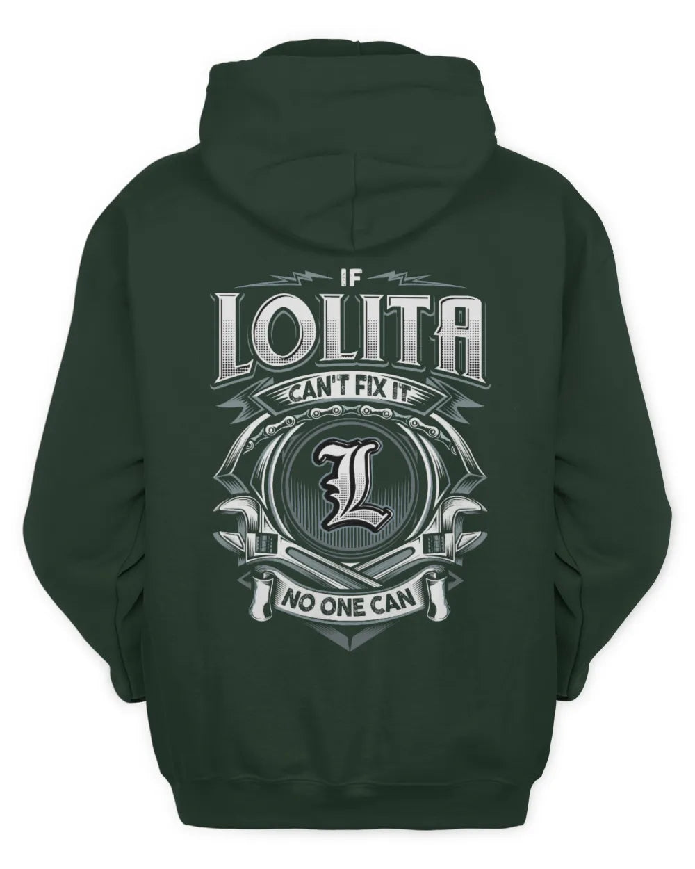 LOLITA AP81-K4-626 - Personalized Ahmed Quote Apparel “If Ahmed Can't Fix It, No One Can” - Unisex Hoodie - Forest Green